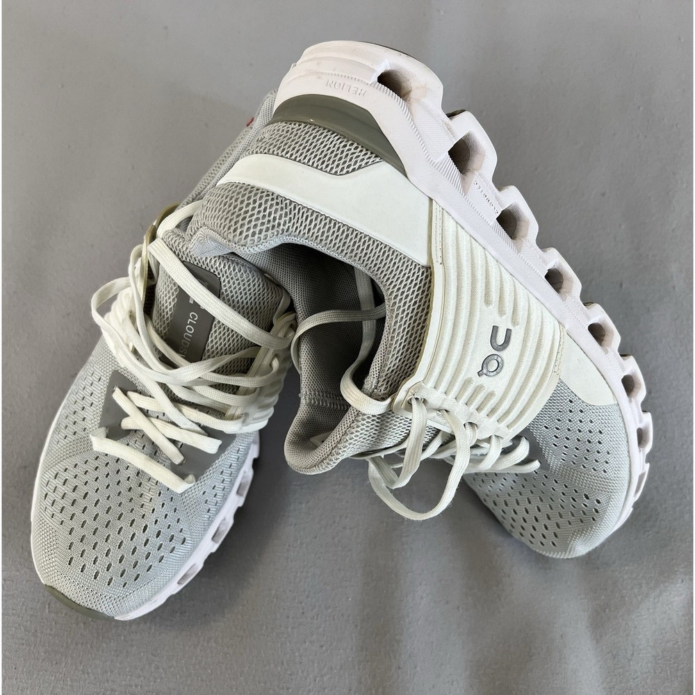 On Cloudswift Women's Glacier Gray White Athletic Running Shoes Sneakers Size 8